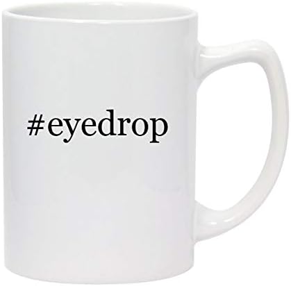 Molandra proizvodi #eyedrop-14oz Hashtag Bijela keramička šolja za kafu Statesman