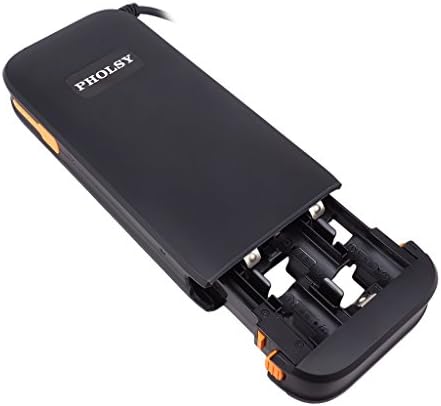 PHOLSY Vanjska Flash baterija za vruće cipele Speedlite kutija za baterije kompatibilna sa Canon 600ex II-RT, 600EX-RT, 600EX, 580EXII,
