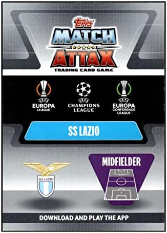 Sergej Milinković-Savic 2021-22 Utakmica Attax Limited Edition Gold Uefa League LE14 TOPPS NM + -MT + Fudbal