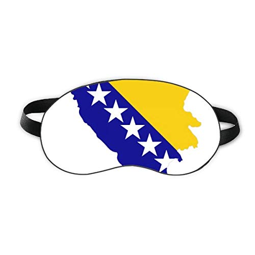 Bosna i Hercegovina Karta Nacionalna zastava Stit za vrijeme spavanja Shield Soft Night Poklopac sjenila