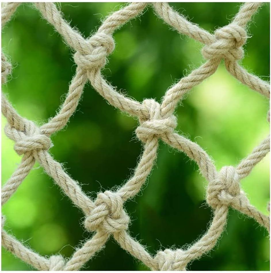 Ouyoxi konopljina mreža za užad, mreža protiv pada, sigurnosna mreža, sigurnosna mreža za djecu izolacijska mreža za užad ograda mreža