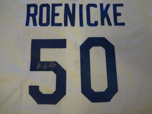 Ron Roenicke autografirao je iz Los Angeles Dodgers Jersey W / Dook, Slika RON-a za nas, Los Angeles Dodgers, 1981. prvaka svjetske