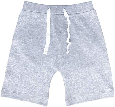 Sobowo Baby Boys Girls Hotsas 3-pakovanje novorođenčad pune boje pamučna sport jogger kratke hlače za uniseks dječaka 0-24 mjeseca