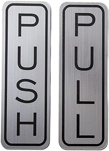 Kraljevina snova četka 304 klasa od nehrđajućeg čelika Premium push / pull set vertikalni znak 5 x 1,5 inčni stilski
