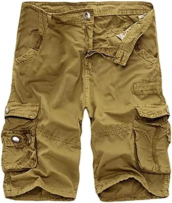 Muški kratke hlače Summer Multi džepni kombinezoni Teretne kratke hlače Modne i visoke prozračne labave komunalne radne pantalone