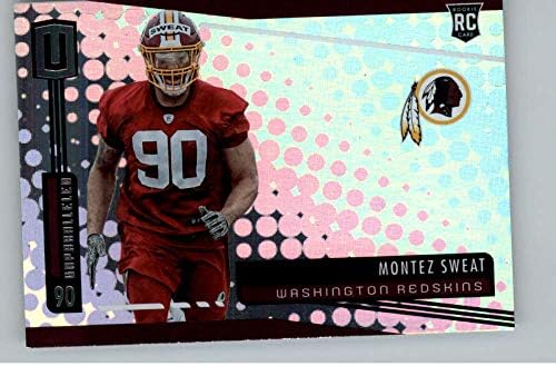 2019 Panini Unfaralleled 225 Montez znoj Rc Rookie Washington NFL fudbalska trgovačka kartica