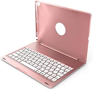 TABLET PC poklopac F102S za iPad 10,2 inčni aluminijsku aluminijsku leguru šarenu pozadinu Bluetooth tastatura + zaštitna futrola zaštitna ljuska