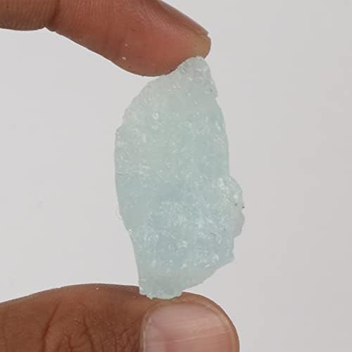Gemhub 64.45 CT Ocjena prirodna hrapava akvama neba Aquamarine Earth minirani iscjeljujući kristalno grubo labav dragulj za tamping, lapidary