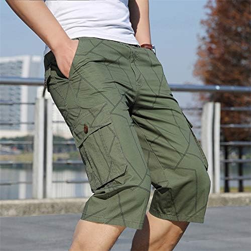 RTRDE muške kratke hlače Ljetna casual fitness bodybuilding tiskani džep sportske kratke hlače muškarci