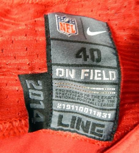 2014 San Francisco 49ers Brandon Lloyd # 84 Igra Izdana crvena dres 40 DP34843 - Neincign NFL igra Rabljeni dresovi