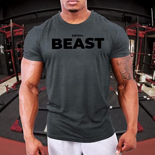 Gimbitna zvijer - Majica Bodybuilding | Muška odjeća za trening za majicu za muške teretane