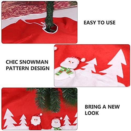 Abaodam Creative Christmas Drvo suknja Xmas Dekorativna pregača za božićnu opskrbu koja se koristi za slavlje Božić