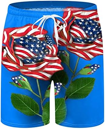 HSSDH Američki zastavačke ploče zastava Boys, američka zastava Muški kupaći trup USA Usprate za zastavu Swim Shorts Place Shorts