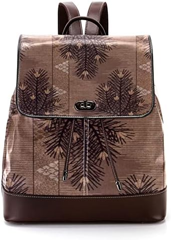 VBFOFBV putni ruksak, ruksak za laptop za žene muškarci, modni ruksak, japansko borovo drvo Brown Art Vintage