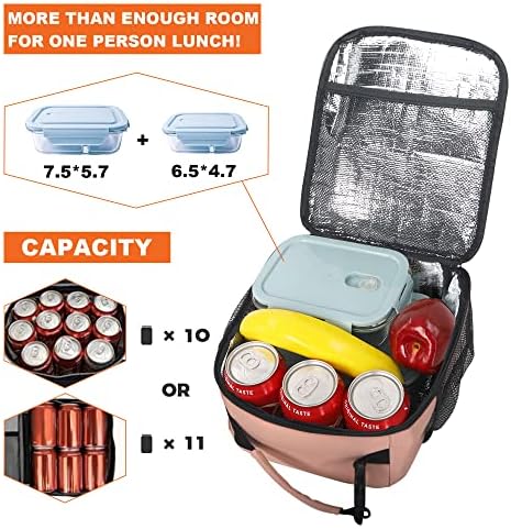 Femuar kutija za ručak za muškarce žene odrasle mala torba za ručak za kancelarijski radni piknik - prenosiva kutija za ručak za višekratnu