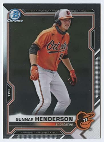 2021 Hrome Chrome BDC-175 Gunnar Henderson RC Rookie Baltimore Orioles MLB bejzbol trgovačka kartica