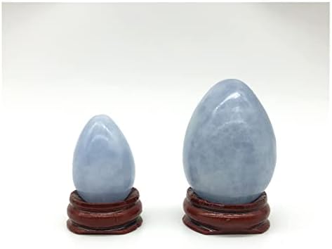 Seewoode AG216 1pc 30-60mm Natural Polirani plavi Celestit Kristalni kamen u obliku kamena u obliku kamena za iscjeljivanje prirodnog kamenja i mineralnih poklona