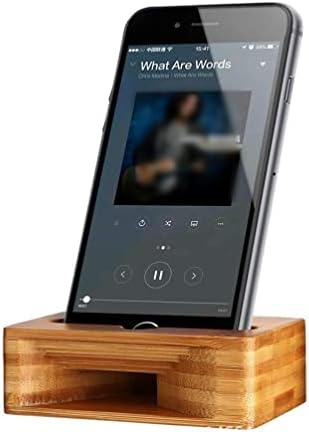 Operitacx stalak za mobitel sa zvučnim pojačalom Universal Holder Wooden Desktop mobilni zvučnik držač za stalak za stolni telefon