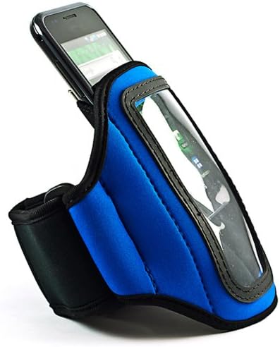 Kvalitetni plavi HTC Droid Nevjerojatno 2 trake s podlogom otpornim na znoj za HTC Droid Incredible 2 3G Android telefon + uživo nasmijana