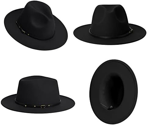 Fedora šeširi sa širokim obodom za žene šeširi za muškarce dvobojni Panama šešir od filca