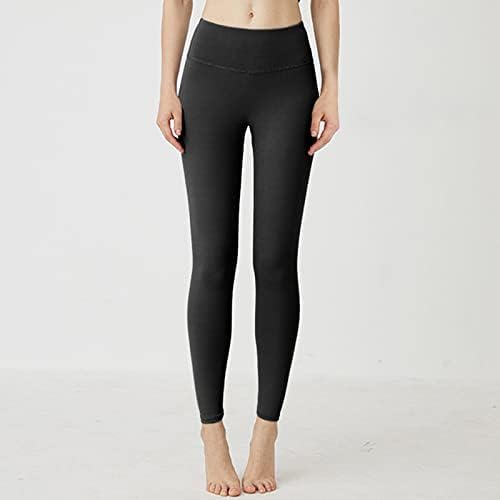 GDJGTA Tummy Control Workging gamaše sa džepovima Visoko struk Atletičke joge hlače i kratke hlače za žene koje trče, vježbanje planinarenja