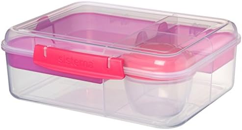 Sistema Bento Box kutija za ručak za odrasle sa 2 pretinca, pijesak koji, posuda za preliv za salatu, može se prati u mašini za sudove,boja