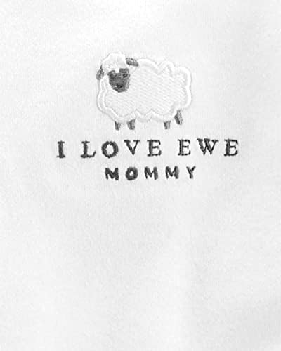 Carter's Baby 3-komadni mali kardigan set - Volim Ewe mamu dizajn nadahnutog ovca - spol neutralan