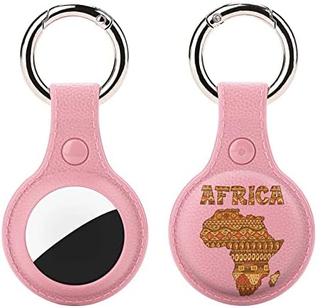 Kente karta Afrike zaštitni poklopac Slučaj za AirTags Secure Holder sa priborom privjesak za ključeve