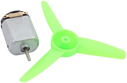 X-Dree DC 5V 0,24A 17500RPM Model Motor 3 Vanes 80mm Dia Propeler Green (DC 5V 0,24A 17500RPM Modello Aircronta Motor 3 Vanes 80mm