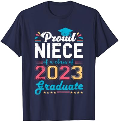 Ponosna nećakinja klase 2023. majica diplomirane diplomske majice