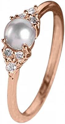 2023 Novi ženski biserni dijamantni prsten stilski prstenski prsten za angažman prsten za prsten za žene