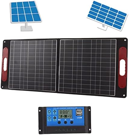 80w 18v sklopivi solarni Panel prijenosni monokristalni Silikonski sklopivi komplet solarne ploče sa 40A kontrolerom za aktivnosti na otvorenom