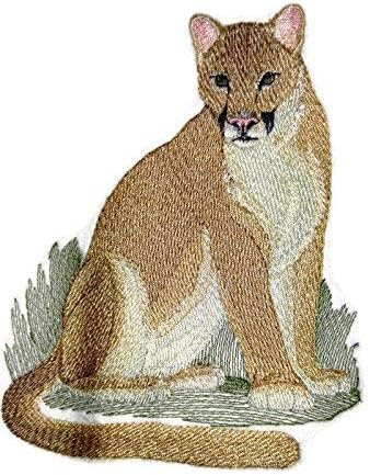 Priroda tkana u nitima, nevjerojatno životinjsko kraljevstvo [cougar [Custom i jedinstveno] vezeno željezo na / sew flaster [5,93