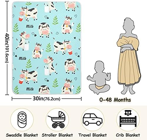 Mcchiver krave bebe deke za djevojke dječake koje primaju pokrivače djevojčica toddler pokrivač swaddle deke za bebe novorođenčad