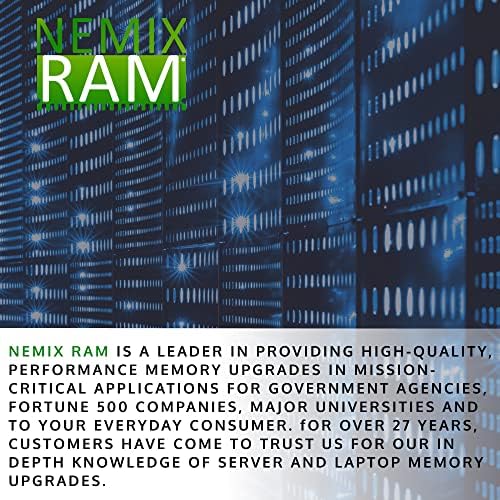 Nemix RAM 64GB DDR4-21300 PC4-2666 ECC RDIMM registrovana nadogradnja memorije za DELL PowerEdge R440 Rack Server