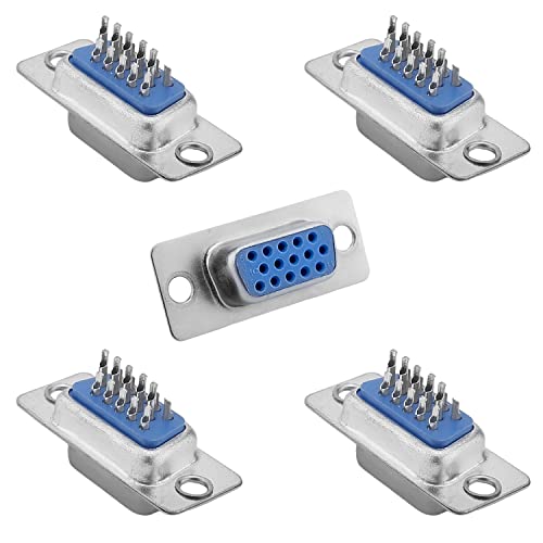 Juvielich d-sub priključci Muška utičnica 15-pinski 3-redni priključak za priključak za mehaničku opremu CNC Computers Blue Pack od