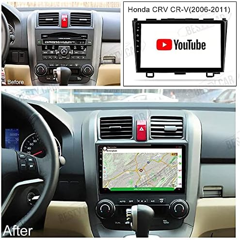 9 Android 10.0 Auto Radio Stereo Fit Za Honda CRV 2006~2011 Glavna jedinica GPS navigacija Carplay 4G WiFi Bluetooth