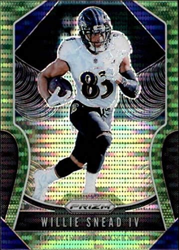 2019 Panini Prizm Prizm Neon Green 68 Willie Snead IV Baltimore Ravens NFL fudbalska trgovačka kartica