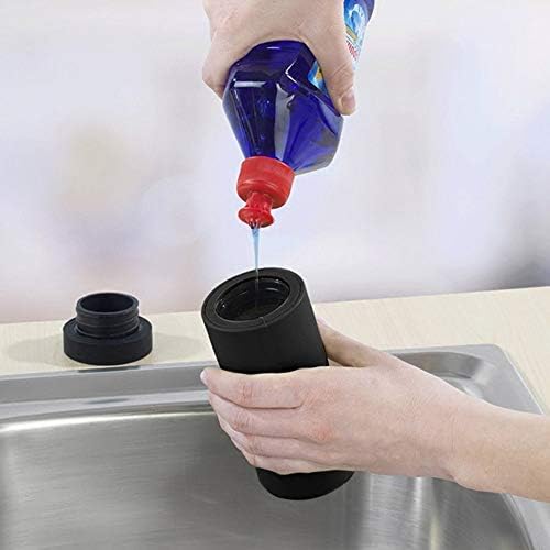 PTSYGANTL SILIKONSKI SAWENSER, 240ml Raspršivač ručnog sapuna, punjenje posuđa za pranje tekućih pranja, za kuhinjsku kupaonicu i