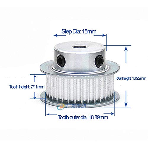 1kom MXL30T zupčanik remenice zupčanika sinhroni točak 12mm provrt za pojas širine 6mm