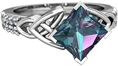 2023 Nova vjenčana šarena 512 Ženska veličina Nakit cirkonski prstenovi poklon prsten za prstenje legura prstenova za muškarce