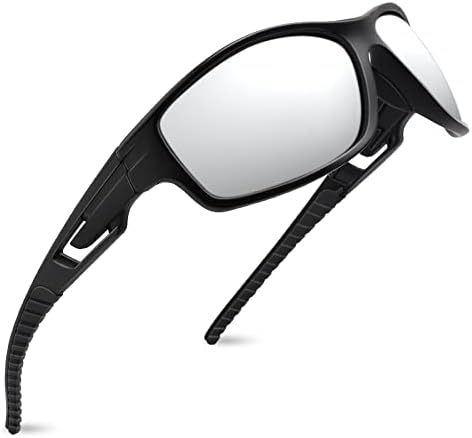 Maxjuli Polarizirani sportovi sunčane naočale za muškarce Women TR90 Okvir za trčanje ribolovne bejzbol vožnje MJ8013