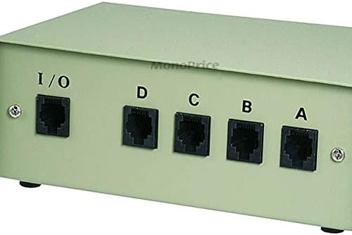 Monopricija 101372 RJ11 / RJ12 ABCD 6P6C 4WAY Switch Box