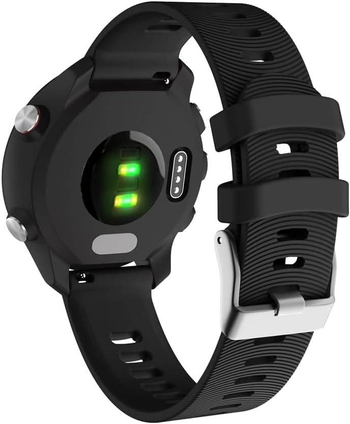 IRJFP 20mm silikonska traka za sat za Garmin Forerunner 245 245m 645 Vivoactive 3 Vivomove HR traka za narukvicu sa pametnom narukvicom