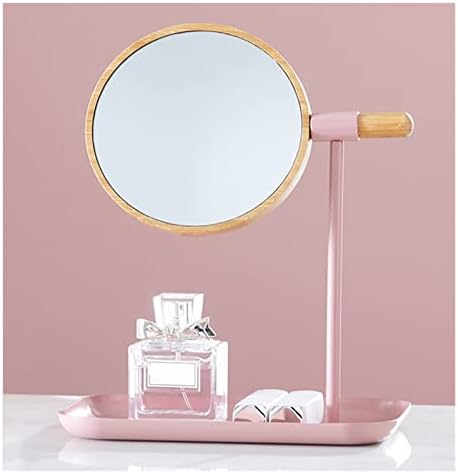 DODORO multifunkcionalna kozmetička kutija za odlaganje sa ogledalom rotirajuće desktop ogledalo za šminkanje studentski dom stalak