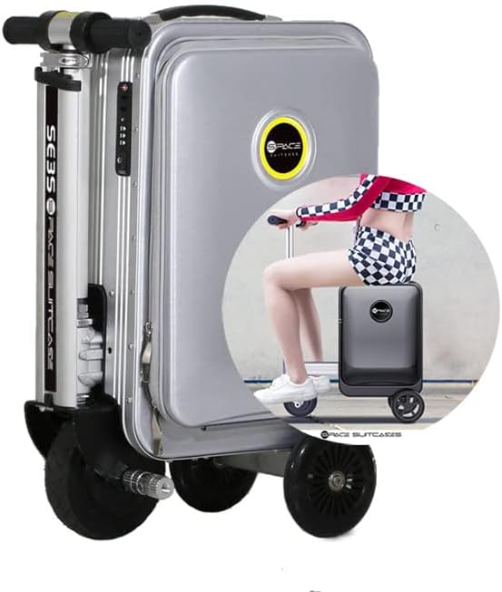 Smart Rideable kofer 26l, lagani električni skuter za prtljag za putovanja sa digitalnom bravom, vodootporan i lagan