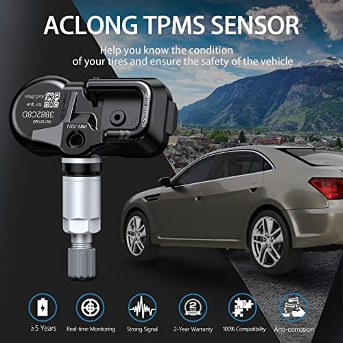 Aclong TPMS senzor tlaka guma za Toyota Lexus Scion, 315MHz TPS TPL TOP TOP PRIJATELJSKI SISTEM SENZORI SENZORI PMV-107J, 42607-33011,