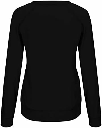 Narhbrg Dan zahvalnosti GNOME Holding Chiblekin Grafička košulja za žene dugih rukava s dugim rukavima Plus size posadni pulover na