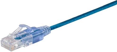 Monopricija CAT6A Ethernet Patch kabel - 10 stopa - Blue & Cat6a Ethernet patch kabel - 5 stopa - Blue & 115154 Slimrun CAT6A Ethernet