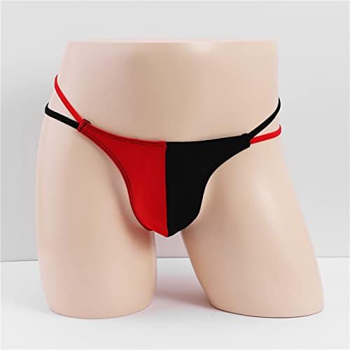2023 Nova muška Jednostavna ličnost Moda Ležerna Seksi mini Thong donje rublje T hlače najlon Spandex Ventilaciona mreža za ventilaciju